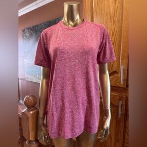 lululemon athletica Red Short Sleeve Tee